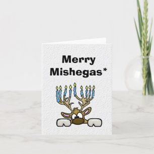 Tarjeta Merry Mishegas Chrismukkah