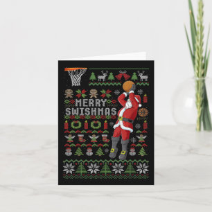 Tarjeta Merry Swishmas Navidades feos Navidades de Bysketb