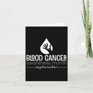 Tarjeta Mes De Concienciación Sobre El Cáncer De Sangre Ob