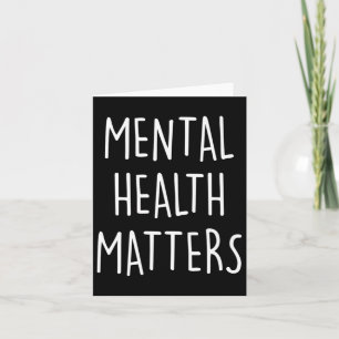 Tarjeta Mes De Concienciación Sobre La Salud Mental Para H