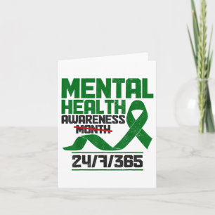 Tarjeta Mes De Concienciación Sobre La Salud Mental S Cint