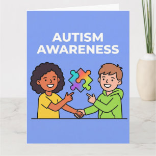 Tarjeta ^Mes de Concientización sobre el Autismo - Agrega 