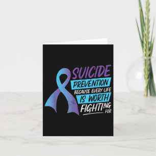 Tarjeta Mes de concientización sobre prevención del suicid