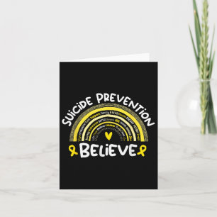 Tarjeta Mes de concientización sobre prevención del suicid