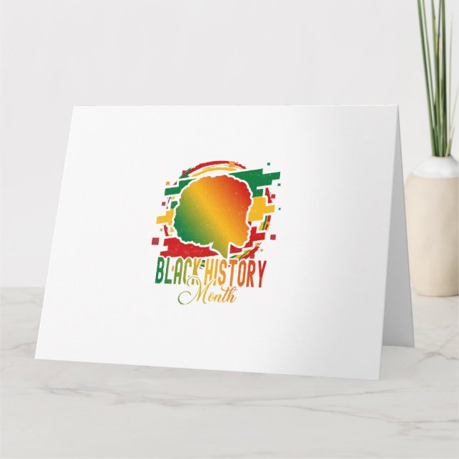 Tarjeta Mes de historia negra (Anverso)