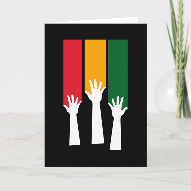 Tarjeta Mes de historia negra (Anverso)