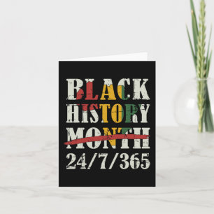 Tarjeta Mes de historia negra 247365 con bandera de mapa a