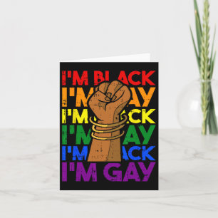 Tarjeta Mes De Historia Negra Gay Hombres Poder De Las Muj