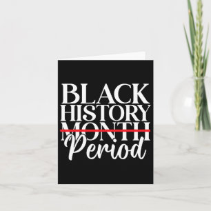 Tarjeta Mes de historia negra periodo mujeres afroamerican