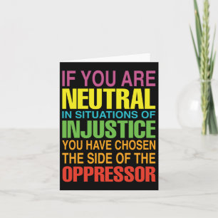 Tarjeta Mes De Historia Negra Si Estás Neutral En Situació