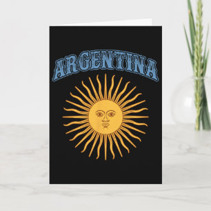 Tarjeta Mes de la Herencia Hispana de Argentina Dom Mayo A