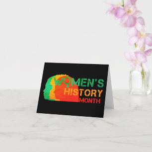 TARJETA MES DE LA HISTORIA DE LA MUJER