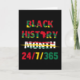 Tarjeta Mes de la Historia Negra 247365