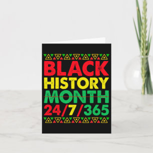 Tarjeta Mes de la historia negra 247365 Camisa África para