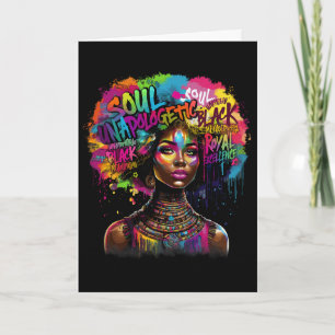 Tarjeta Mes de la Historia Negra Africano Americano Junete