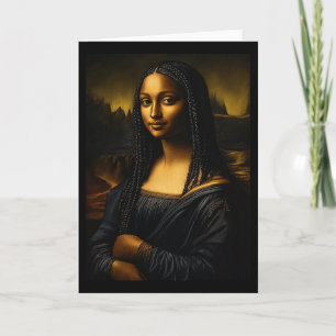 Tarjeta Mes de la Historia Negra Afro Americano Africano M