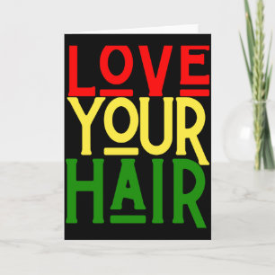 Tarjeta Mes de la Historia Negra Amor de Melanina Familia