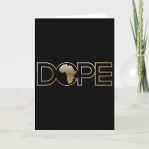 Tarjeta Mes de la Historia Negra Drogas Orgullo Afroameric