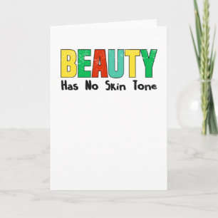 Tarjeta Mes de la Historia Negra Los africanos están orgul