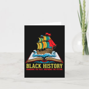 Tarjeta Mes de la Historia Negra Orgullosa Cultura Afroame