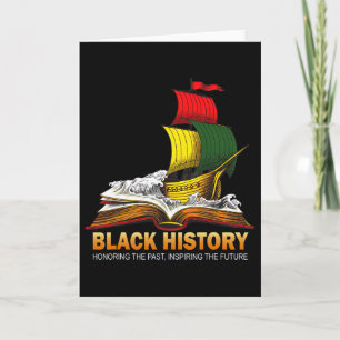 Tarjeta Mes de la Historia Negra Orgulloso Cultura de la H