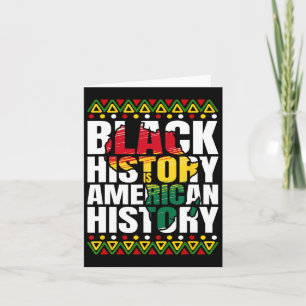 Tarjeta Mes de la Historia Negra Patrimonio Cultural Afric