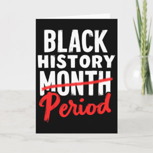 Tarjeta Mes de la Historia Negra Período _5 