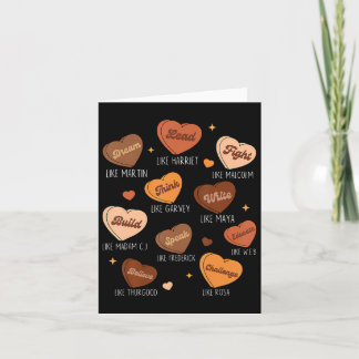 Tarjeta Mes de la Historia Negra Sueño Como Martin El Plom