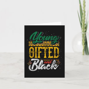 Tarjeta Mes De La Historia Negra Y Gigantesca Africanos Am