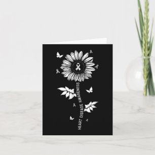 Tarjeta Mes de sensibilización sobre enfermedades cardíaca