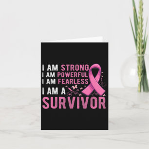 Tarjeta Mes de sobreviviente de cáncer de mama Apoyo al cá