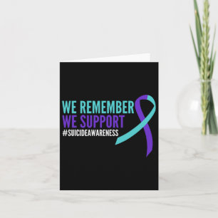 Tarjeta Mes de toma de conciencia sobre el suicidio Salud 