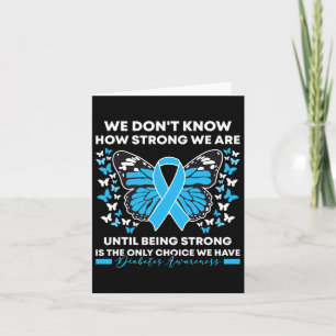 Tarjeta Mes de toma de conciencia sobre la diabetes no sab