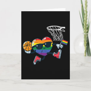 Tarjeta Mes del Orgullo Gay Corazón de Cráneo Aliado LGBTQ