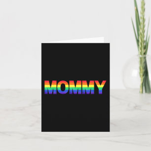 Tarjeta Mes del Orgullo Gay Día de la Madre Lgbtq Bandera