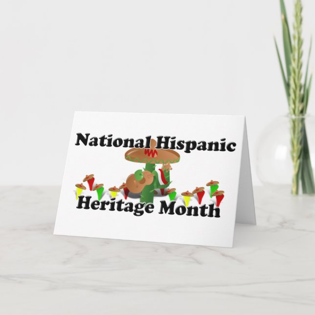 Tarjeta Mes del Patrimonio Hispano Nacional - Cactus (Anverso)