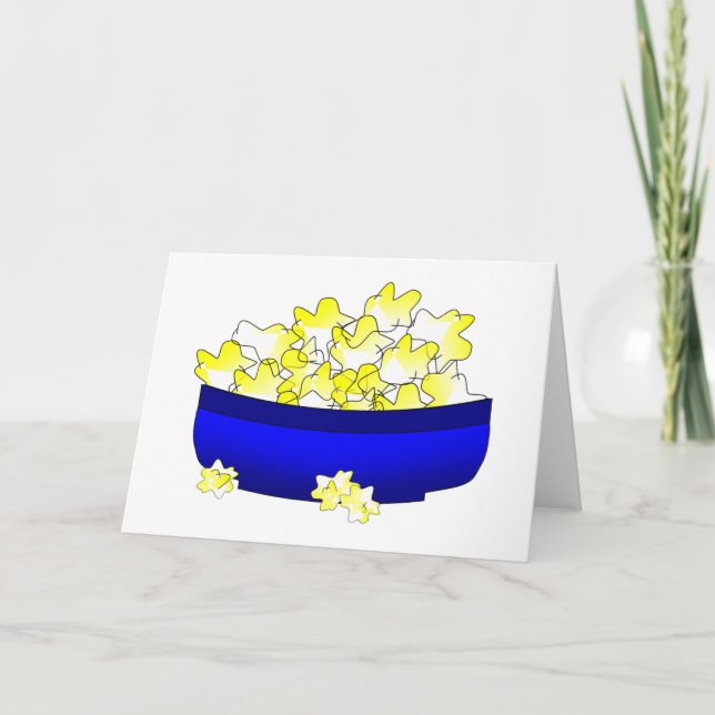 Tarjeta Mes nacional de la cosecha de popcorn (Anverso)