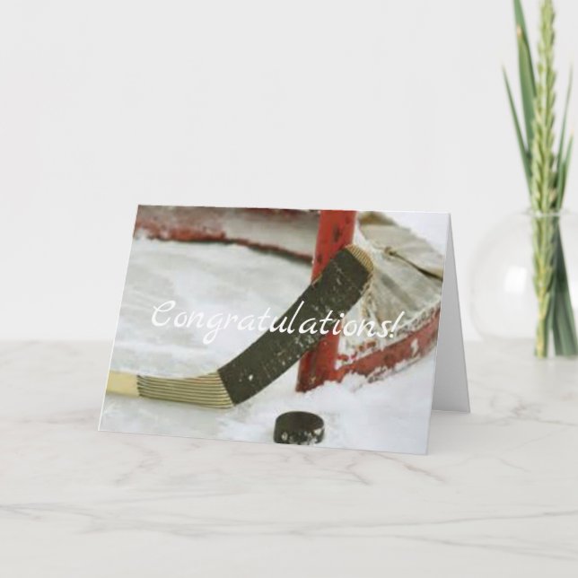 Tarjeta meta de red de hockey (Anverso)