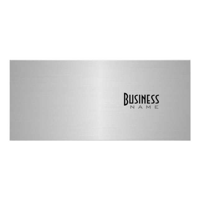 Tarjeta metálica del estante del diseño (Frente)