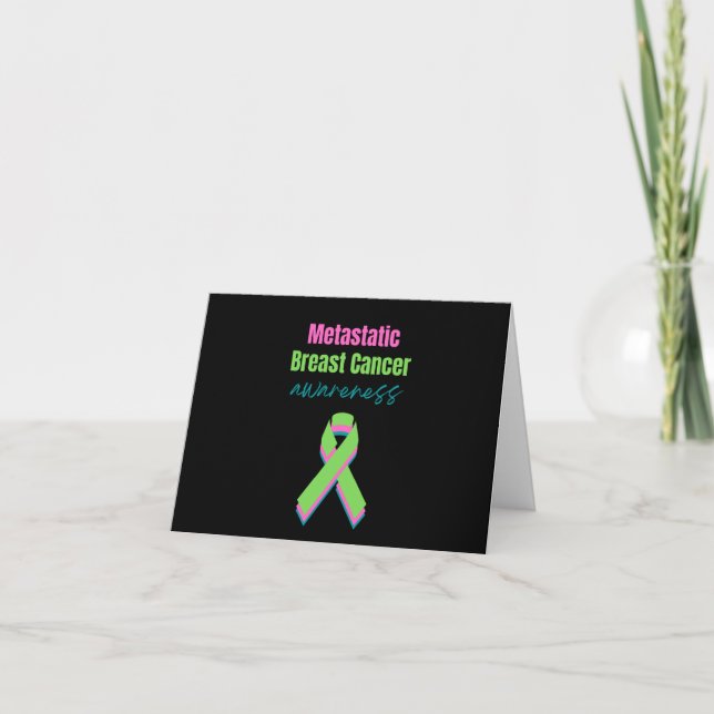 Tarjeta Metastatic Breast Cancer Awareness  (Anverso)