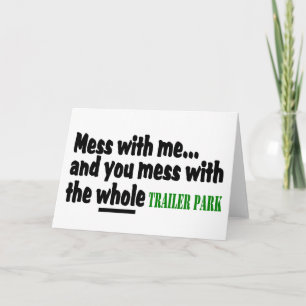 Tarjeta Métete Conmigo Con Todo El Parque De Trailer