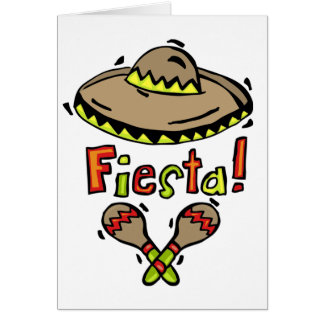 Tarjeta mexicana de la fiesta