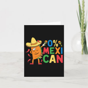 Tarjeta México 0% Cinco De Mayo Dabbing Taco Sepultura Mex