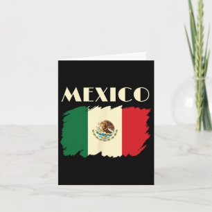 Tarjeta México Bandera Mexicana Cinco De Mayo Viva Deporte