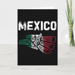 Tarjeta México Bandera Mexicana Vintage Orgullo Hecho En M