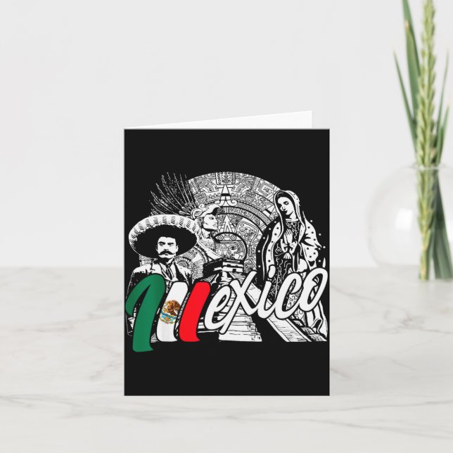 Tarjeta México - Orgullo Mexicano - Virgen De Guadalupe E  (Anverso)