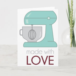 Tarjeta Mezclador hecho con amor