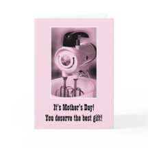 Mezclador rosa de época feliz humor del día de la