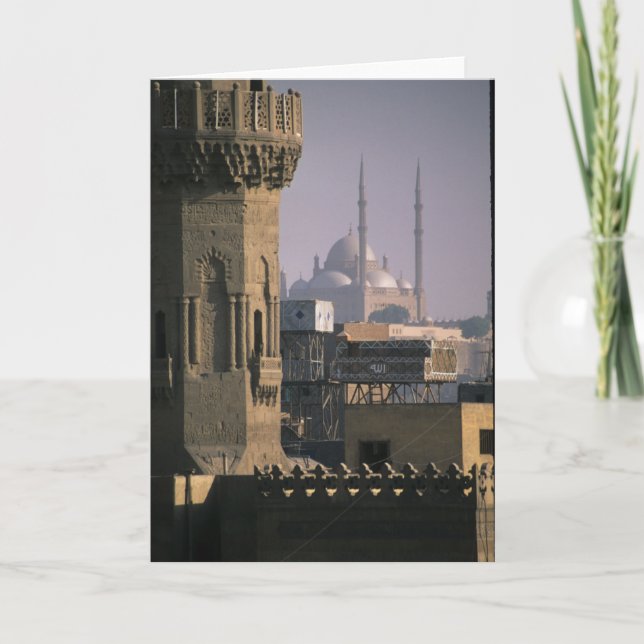 Tarjeta Mezquita en El Cairo (Anverso)