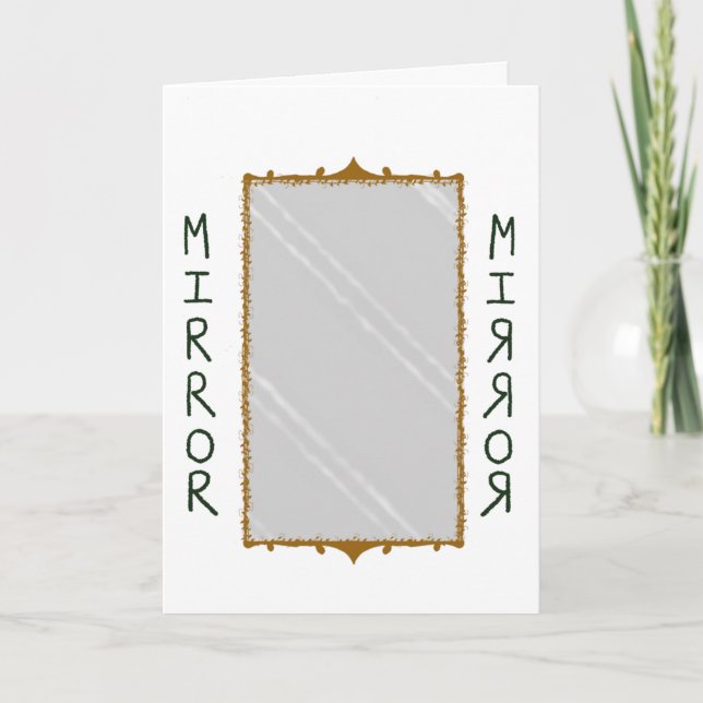 Tarjeta MHM - Espejo Espejo (Anverso)